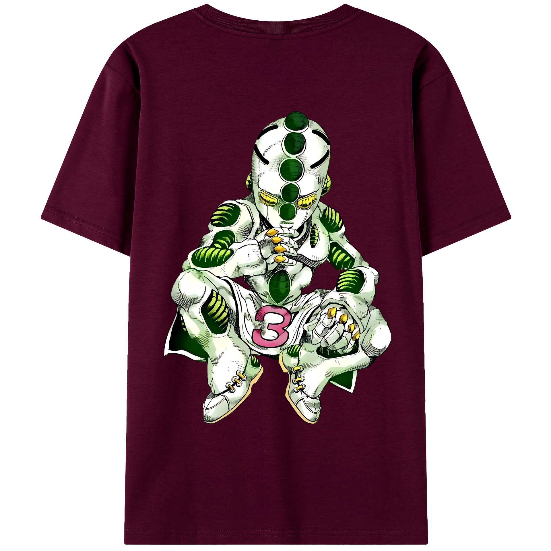 （画像用） ジョジョの奇妙な冒険 広瀨康一 JoJo's Bizarre Adventure Hirose Koichi レディース半袖Tシャツ(バックプリント)